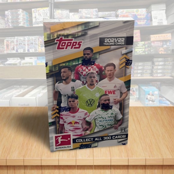 2021-22 Topps Bundesliga Soccer Hobby Box - 24 Packs Per Box - Picture 1 of 1